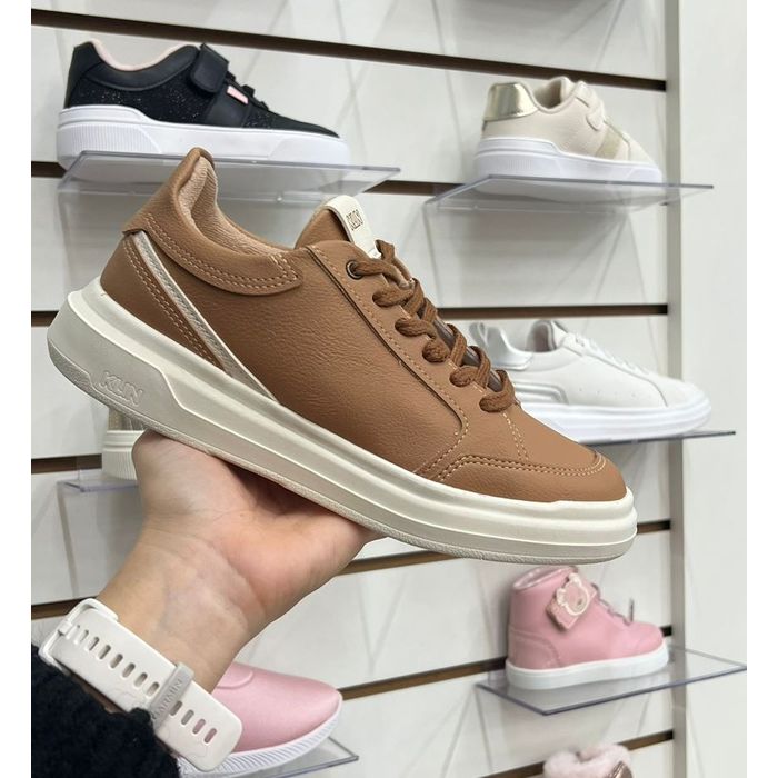 Tênis Klin Capri Infantil Masculino Cor Capuccino