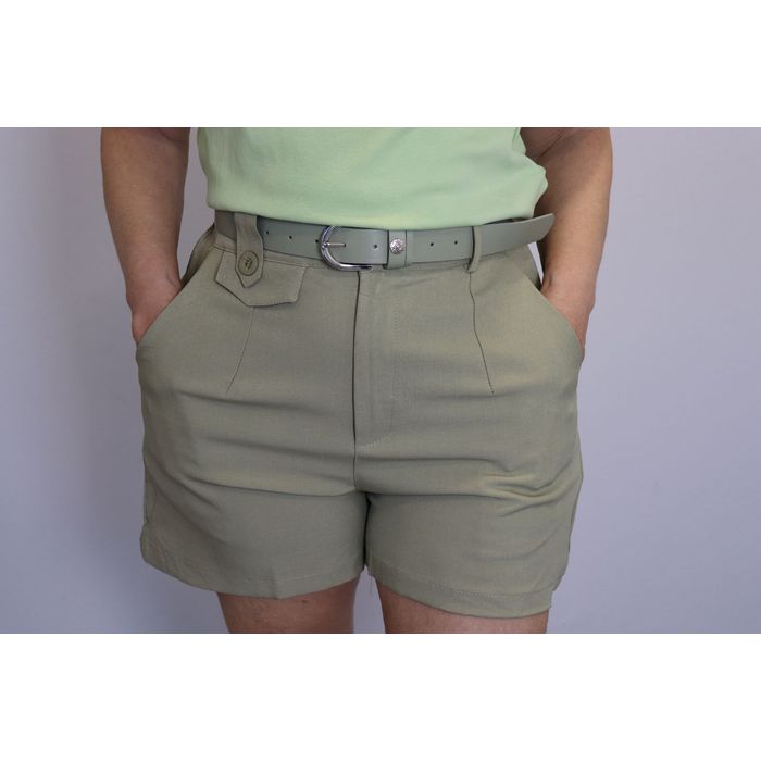 Short Maxma Linho Feminino Cor Verde