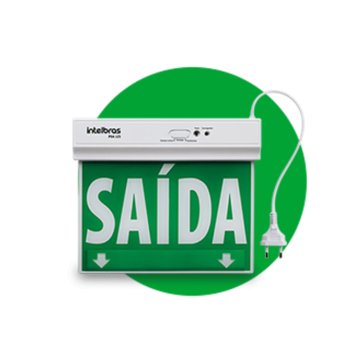 PLACA DE SINALIZA??O SEMPRE ACESA PSA225 DUPLA FACE