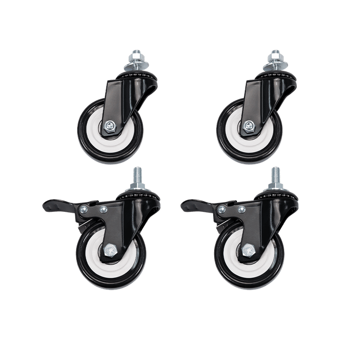 CONJUNTO RODIZIO METALICO P/RACK 4UN KRR 30MM