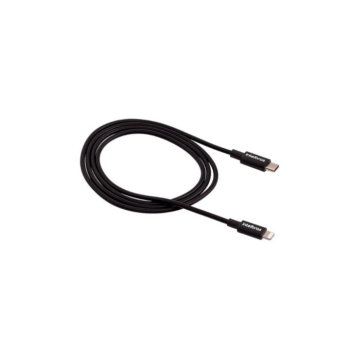 CABO USB-C - LIGHTNING 1,2M PVC PRETO EUCL 12PP