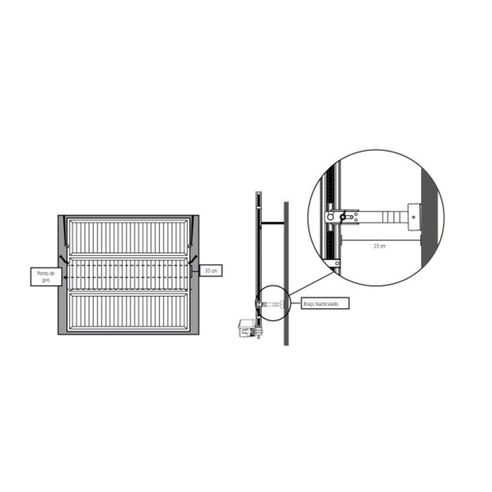 BRACO BI-ARTICULADO AUT BASC STRAT BR300/BR400/BC500