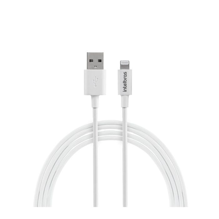CABO USB LIGHTNING 1.2M PVC BRANCO EUAL12PB