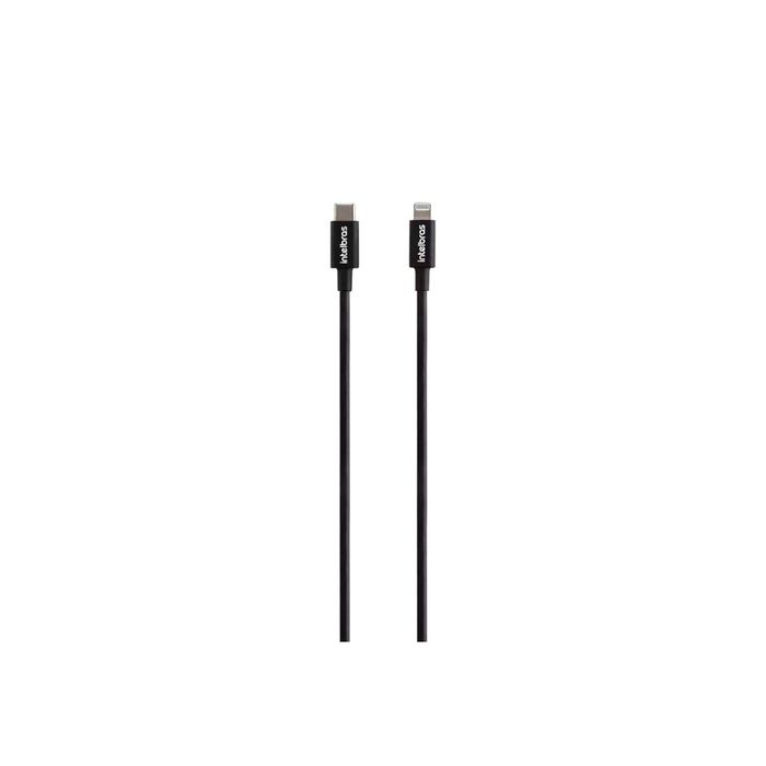 CABO USB-C - LIGHTNING 1,2M PVC PRETO EUCL 12PP