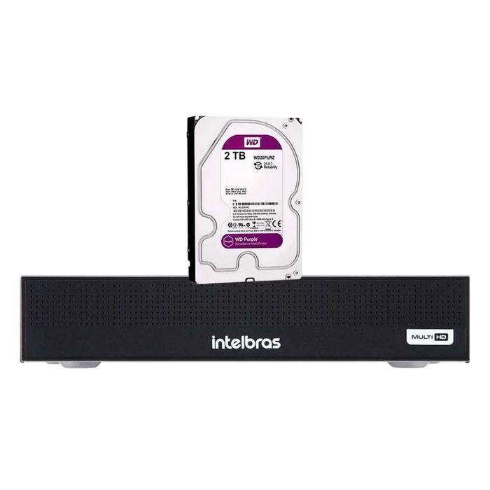 GRAVADOR DIGITAL DE VIDEO COMPACTO - 4 CANAIS + 01 IP ADI - MHDX 1004-C C/HD 2TB