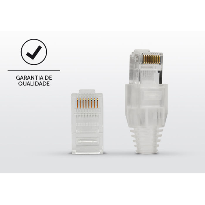 CAPA P/CONECTOR CONEX 1000 RJ45 CAT5E 10 UN