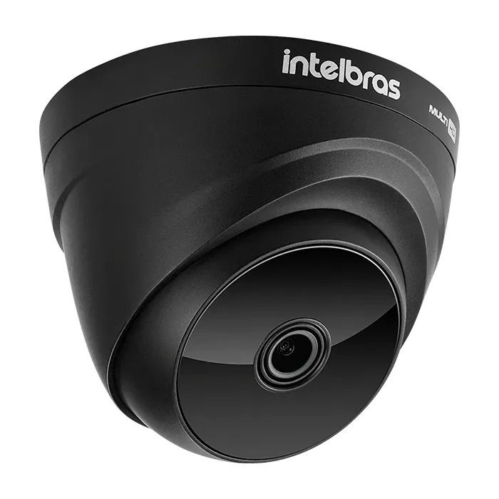 VHD 1220 D BLACK - GERACAO 8 - CAMERA DOME PRETA COM INFRAVERMELHO MULTI HD®, 4X