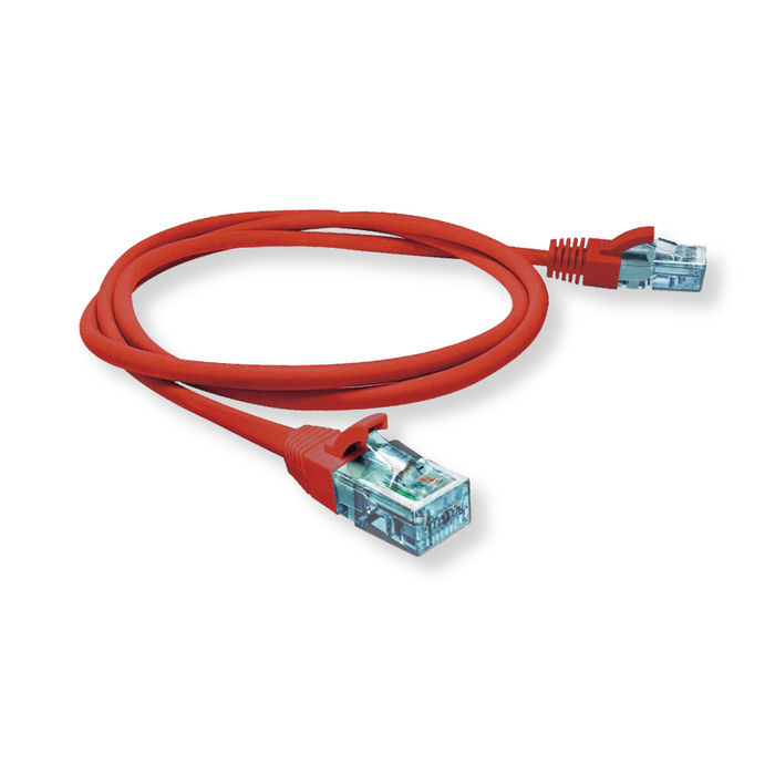 PATCH CORD 1,5M CAT5E C/ CAPA PROTETORA - VERMELHO - BLUECOM