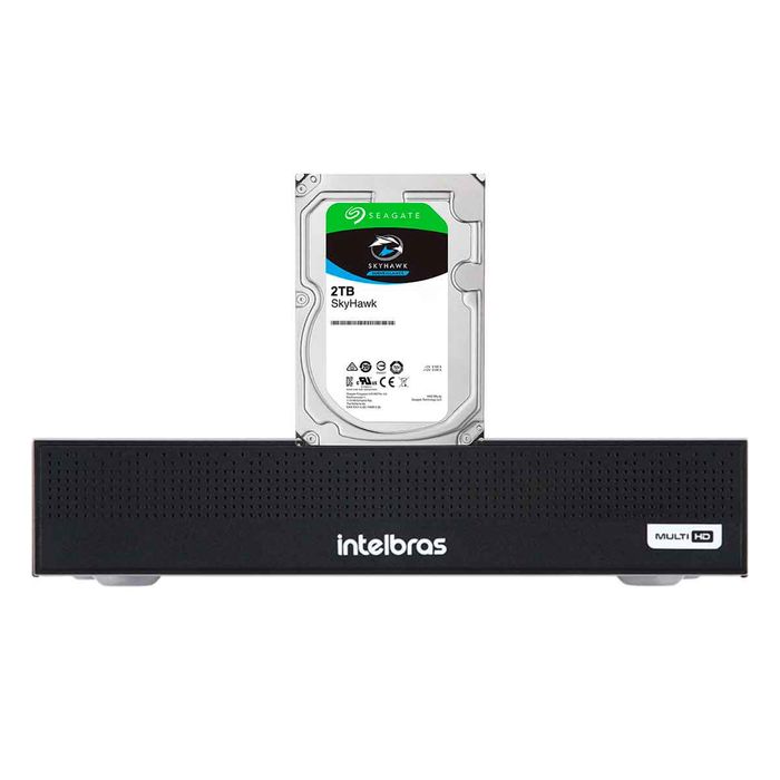 GRAVADOR DIGITAL DE VIDEO - 4 CANAIS + 01 IP ADIC - MHDX 1204 C/HD 2TB