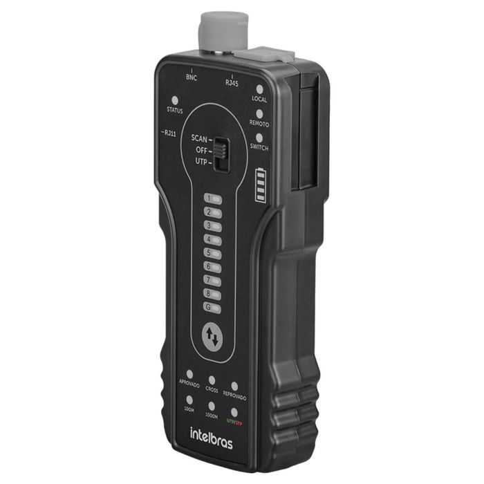 TESTER 3000 RJ45, APRESENTA FUNCAO ZUMBADOR, IDENTIFICA CABOS DO TIPO FAST E GIG