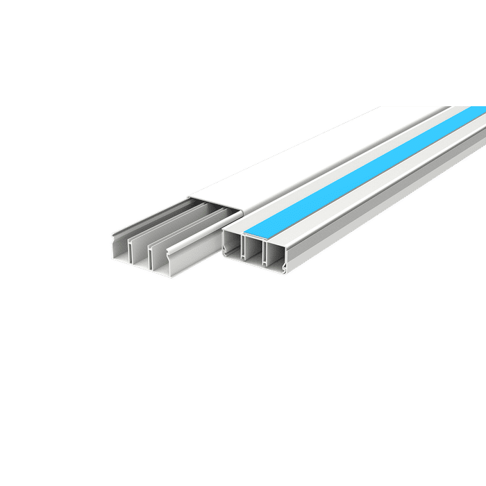 CANALETA 50X20 COM FITA DUPLA FACE PRETA - 363/2-EFP - ENERBRAS