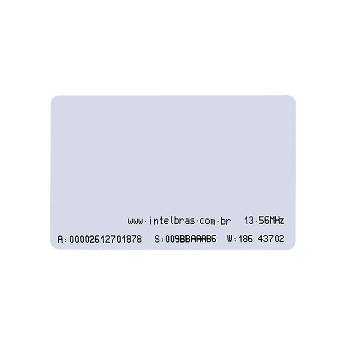 CARTAO ACIONADO POR APROXIMACAO RFID 13.56MHZ TH 2000 MF