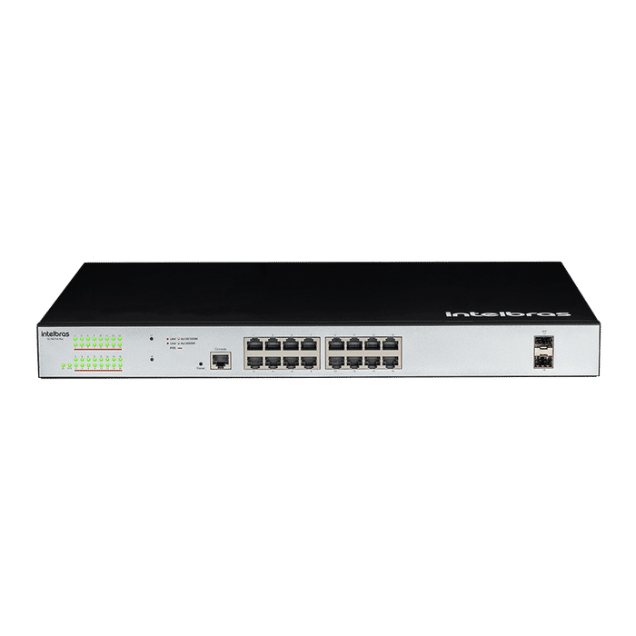 SWITCH GERENCIAVEL 16PG + 2PGBIC - SG 1602 POE MAX