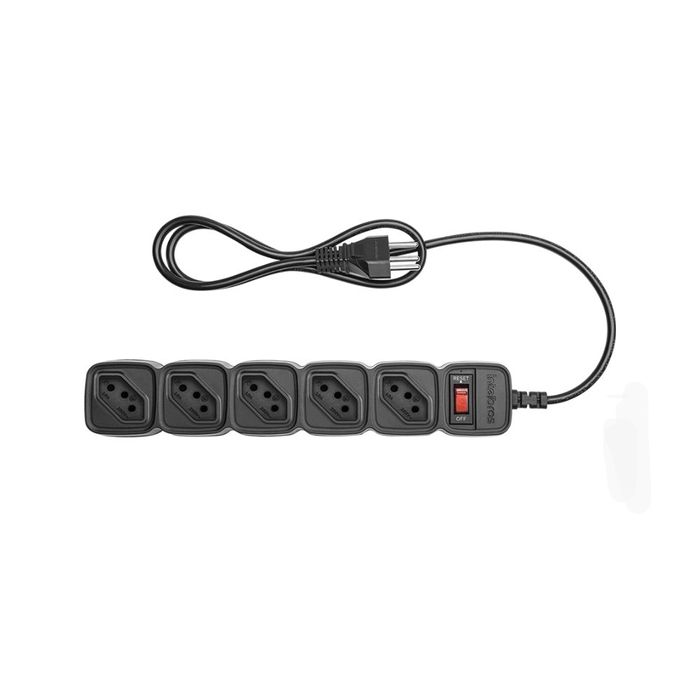 PROTETOR ELETRONICO C/ 5 TOMADAS - EPE 205 3M PT