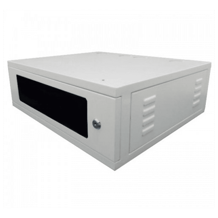 MINI RACK PADRAO 15'' 420MM BRANCO VISOR DE ACRILICO - 427 - GFORCE - DWG