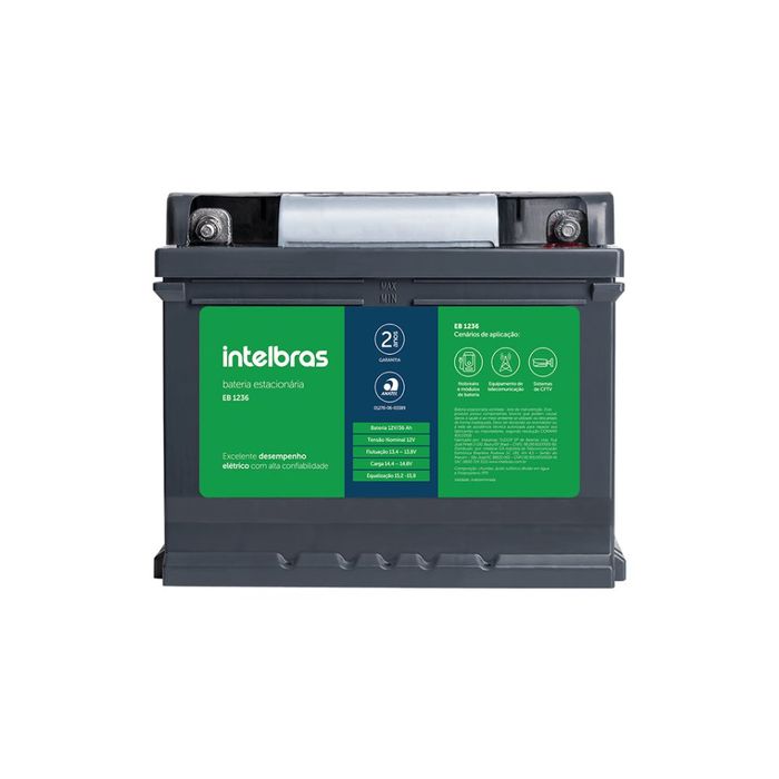 BATERIA ELETRICA ESTACIONARIA PB-ACIDO 12V 60AH EB 1260