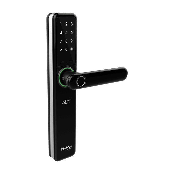 FECHADURA SMART DE EMBUTIR C/MACANETA IFR 7000-PRETA