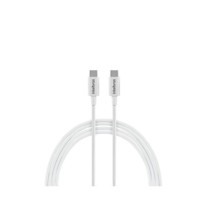 CABO USB TYPE C-C 1.2M PVC BRANCO EUCC12PB