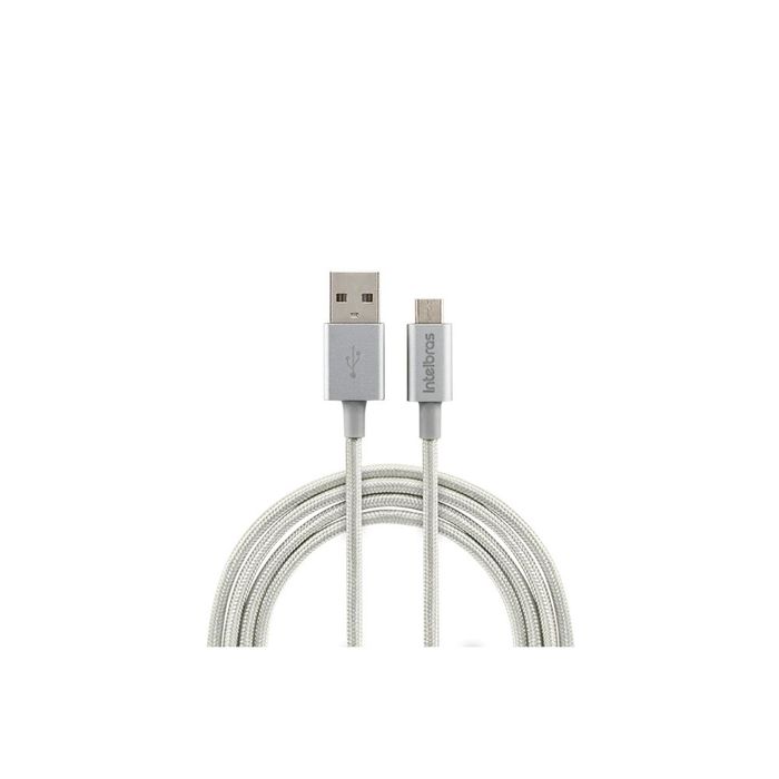 CABO USB MICRO B 1.5M NYLON BRANCO EUAB15NB