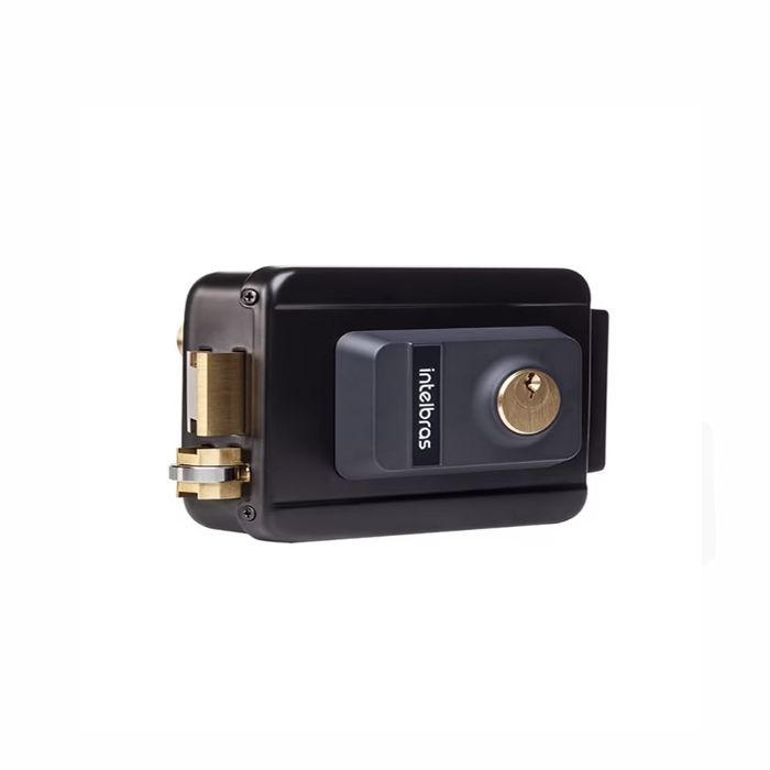 FECHADURA ELETRICA DE CILINDRO FIXO FX 2000 UN PRETA