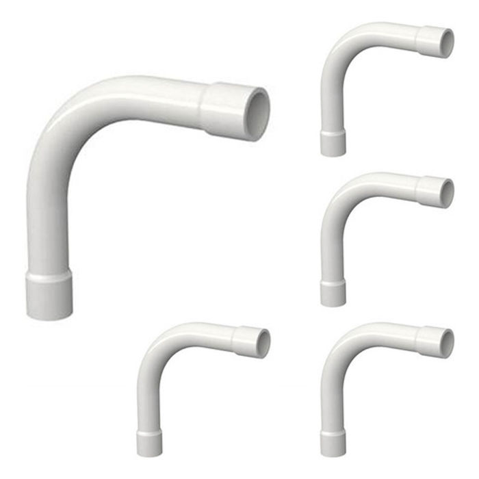 CURVA LONGA PVC 90° COM BOLSA 1.1/2° BRANCA - 37056010 - MASSTER