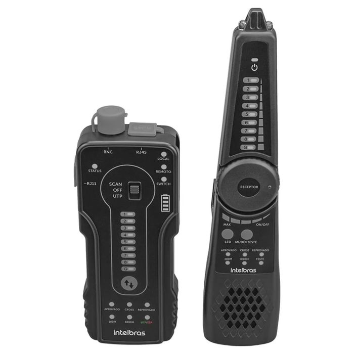 TESTER 3000 RJ45, APRESENTA FUNCAO ZUMBADOR, IDENTIFICA CABOS DO TIPO FAST E GIG