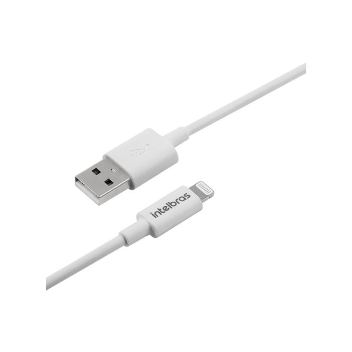 CABO USB LIGHTNING 1.2M PVC BRANCO EUAL12PB