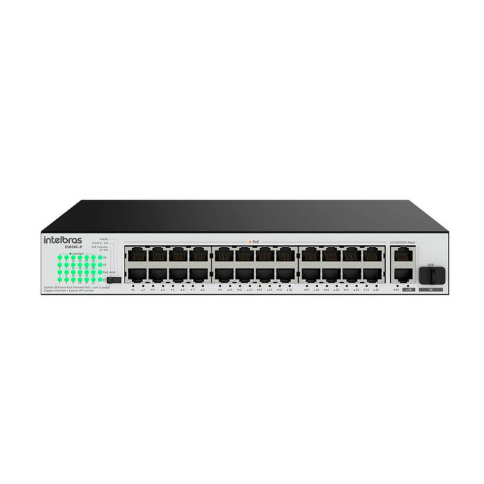 SWITCH FAST ETHERNET POE 24P S1026F-P