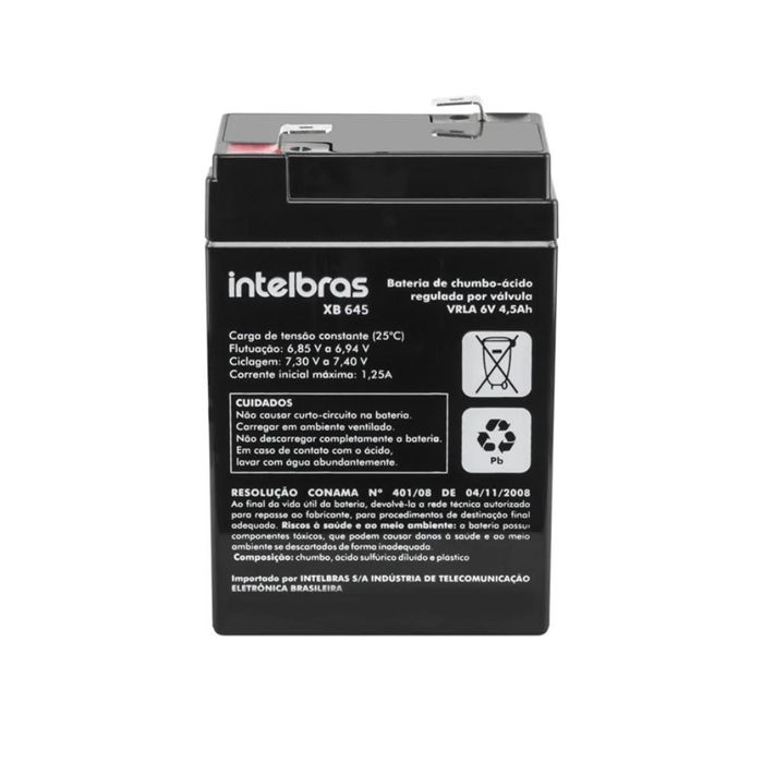 BATERIA VRLA 6V 4,5AH - XB 645