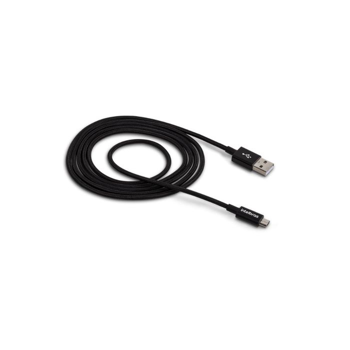 CABO USB - MICRO USB 1,5M NYLON PRETO EUAB 15NP