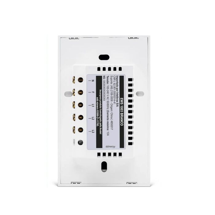 INTERRUPTOR SMART WI-FI TOUCH 3 EWS 1003 BR