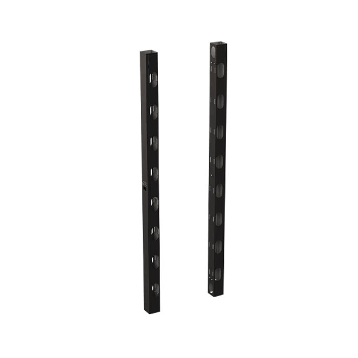GUIA CABO VERTICAL FECHADO RACK PISO 44U - PRETO - CWB