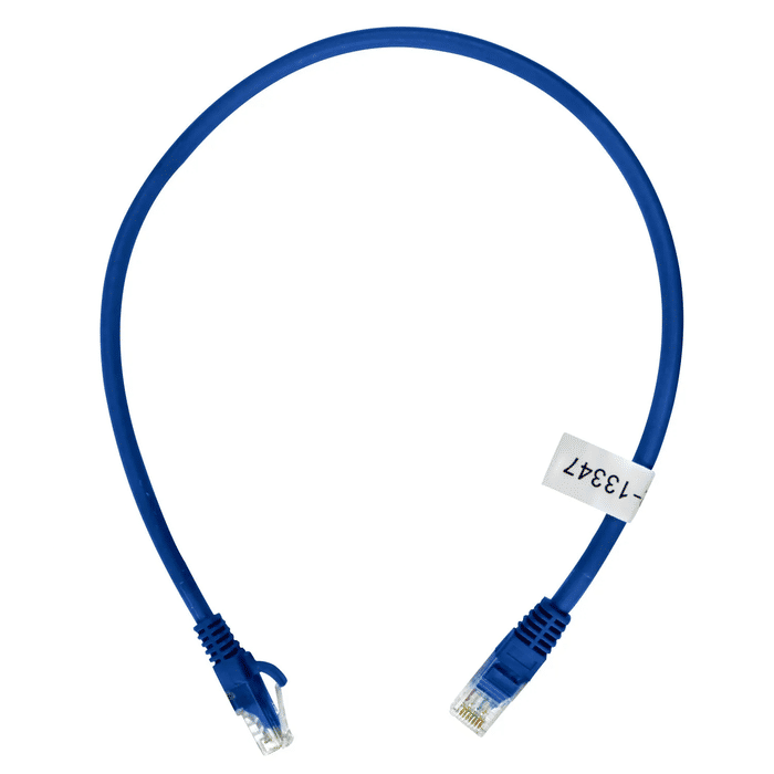PATCH CORD CAT6 0,5M AZUL 100% COBRE ANATEL - AD - 10300 - AD CONNECT
