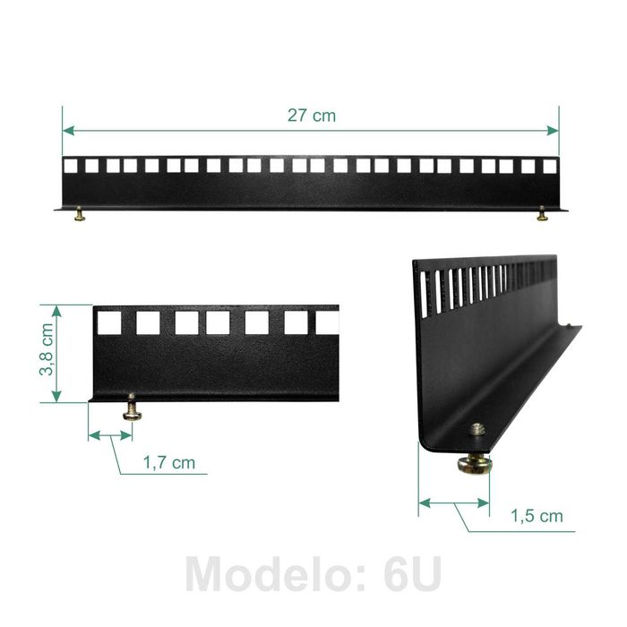 SEGUNDO PLANO DE FIXACAO 6U - PRETO - CWB