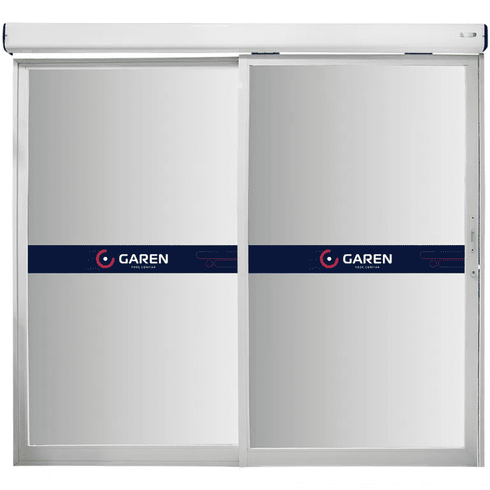 PORTA SOCIAL SLIDER BLDC 3,3M 2R 1F VIDRO BRANCO - F05132-G - GAREN