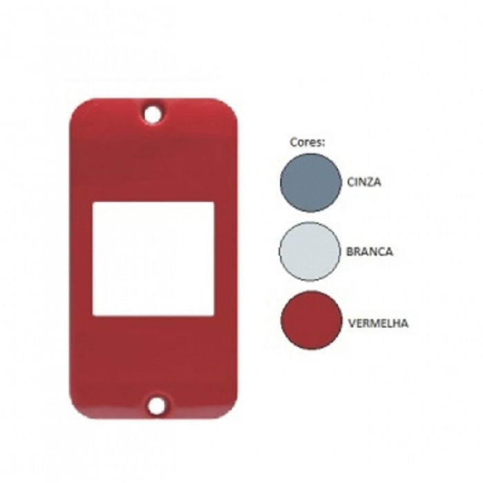 TAMPA 2 TECLAS PVC 3/4" - BRANCA - CLC