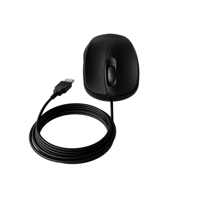 MOUSE INTELBRAS MCI20 -COM FIO PRETO