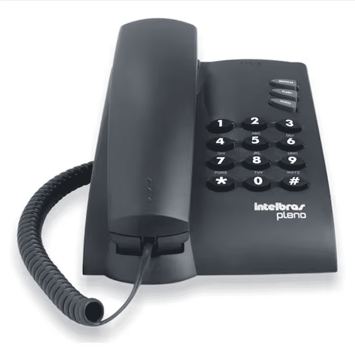 TELEFONE DE HOTEL - INTELBRAS TH10 PRETO