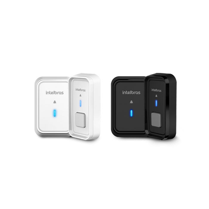 CAMPAINHA SEM FIO COM BATERIA CIB 101 PRETA