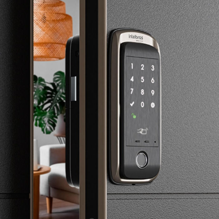 FECHADURA INTELIGENTE DE SOBREPOR MFD 2020 CHAMPANHE