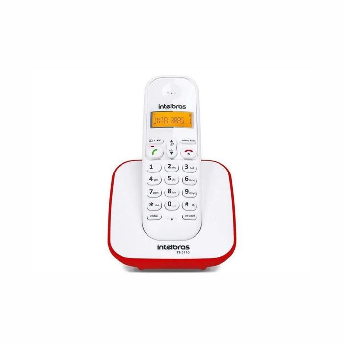 TELEFONE SEM FIO TS 3110 BRANCO / VERMELHO