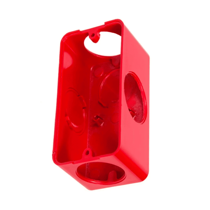 CAIXA 5 ENTR PVC 1/2" - 3/4" - VERMELHA - CLC