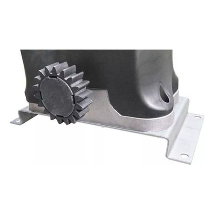BASE P/ MOTOR DE PORTAO SIMPLES 3CM ALTURA GALVANIZADO PRETO - INOVE