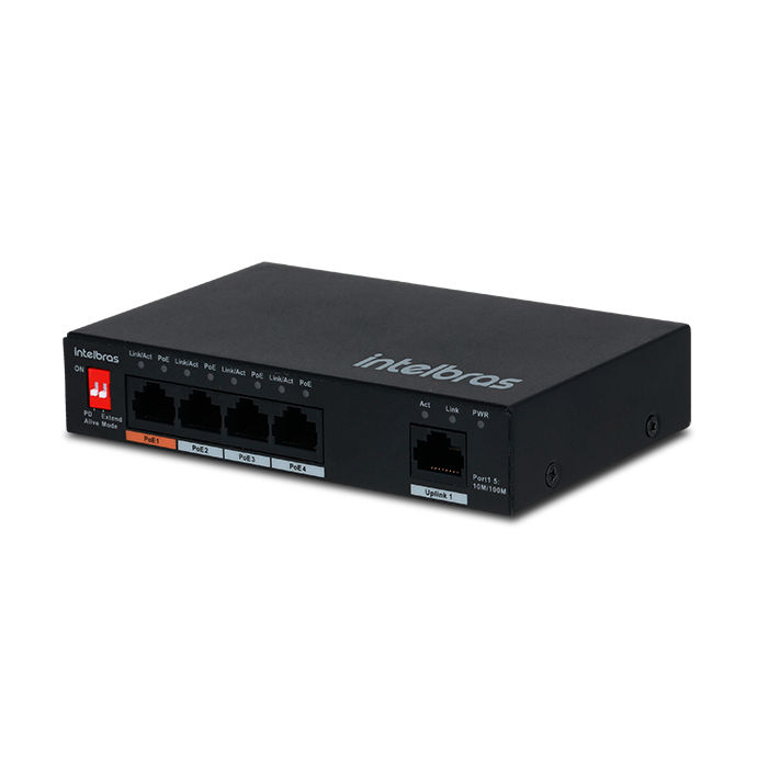 SWITCH 5 PORTAS FAST COM 4 PORTAS POE SF 500 HI-POE SKD