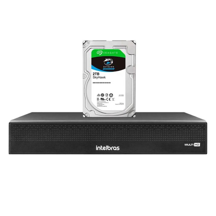 GRAVADOR DIGITAL DE VIDEO COMPACTO - 4 CANAIS + 01 IP - MHDX 3104-C C/HD 2TB
