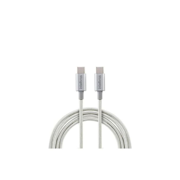CABO USB TYPE C-C 1,5M NYLON BRANCO EUCC15NB