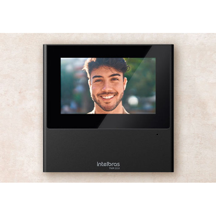 TERMINAL INTERNO VIDEO PORTEIRO TVIP 2210 PRETO