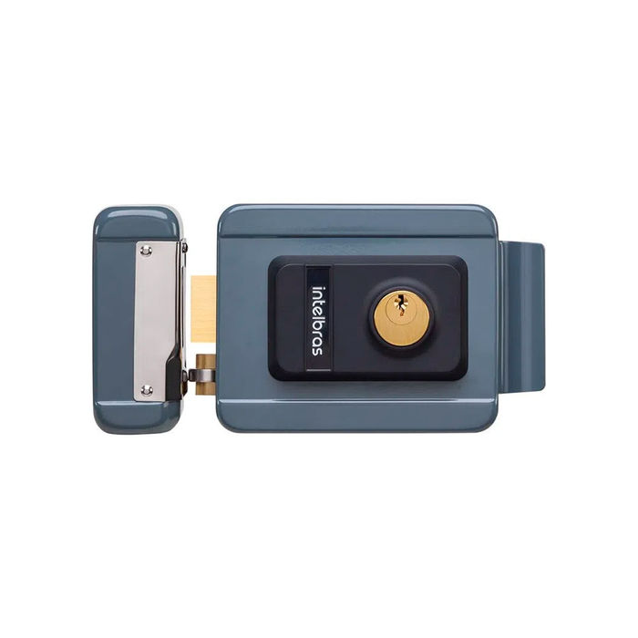 FECHADURA ELETRICA DE CILINDRO AJUSTAVEL FX 2000 AJ CINZA