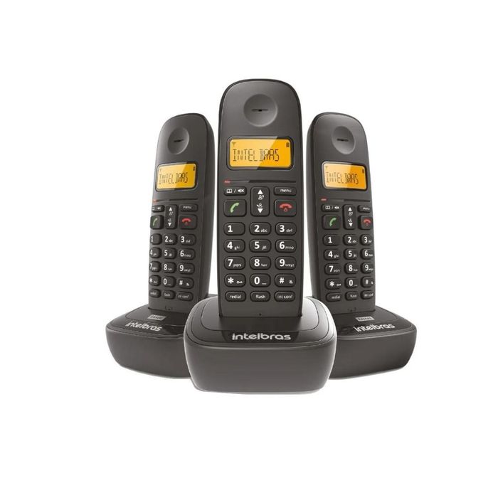 TELEFONE SEM FIO TS 2513 PRETO