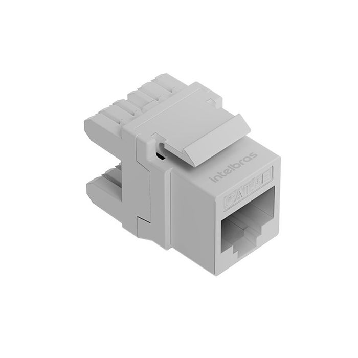 CONECTOR RJ45 FEMEA 180° CAT 5E KEYSTONE JACK